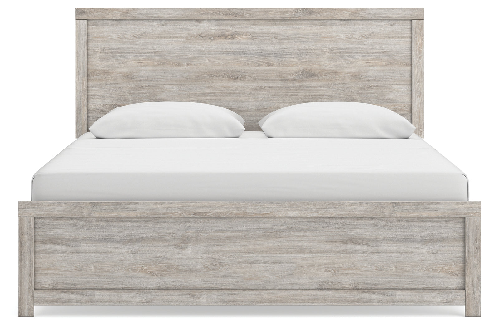 Broachmyn King Panel Bed head-on front view