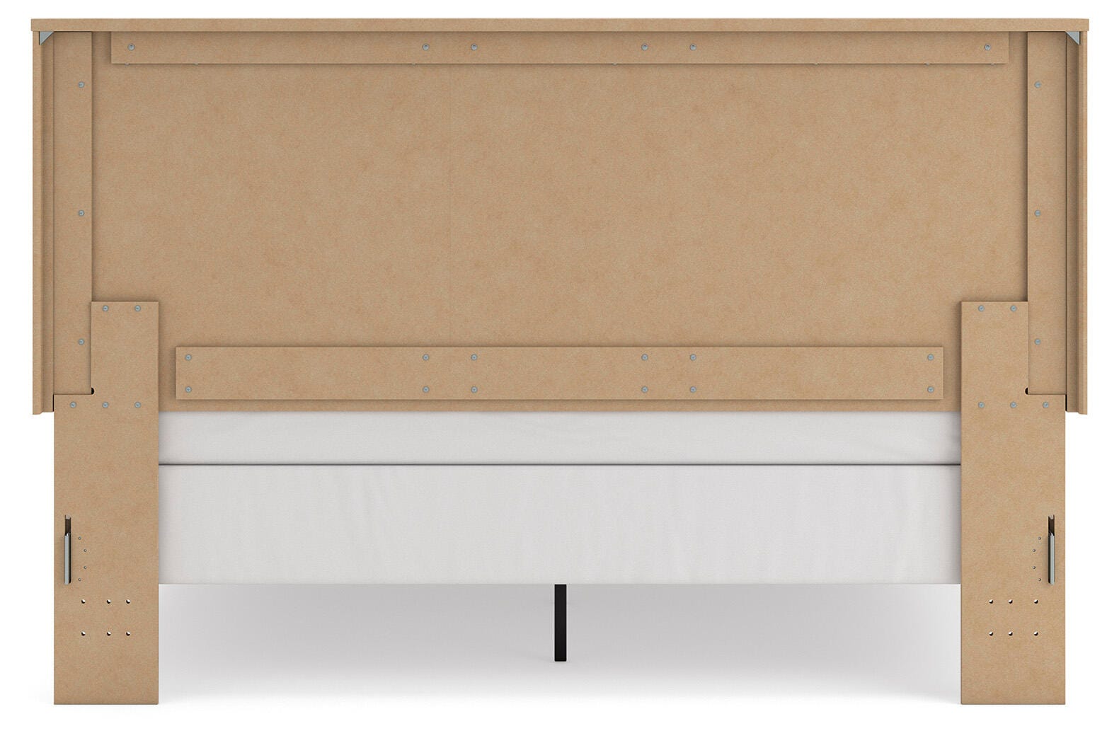 Gramburg Warm Natural Brown King Panel Bed view 8