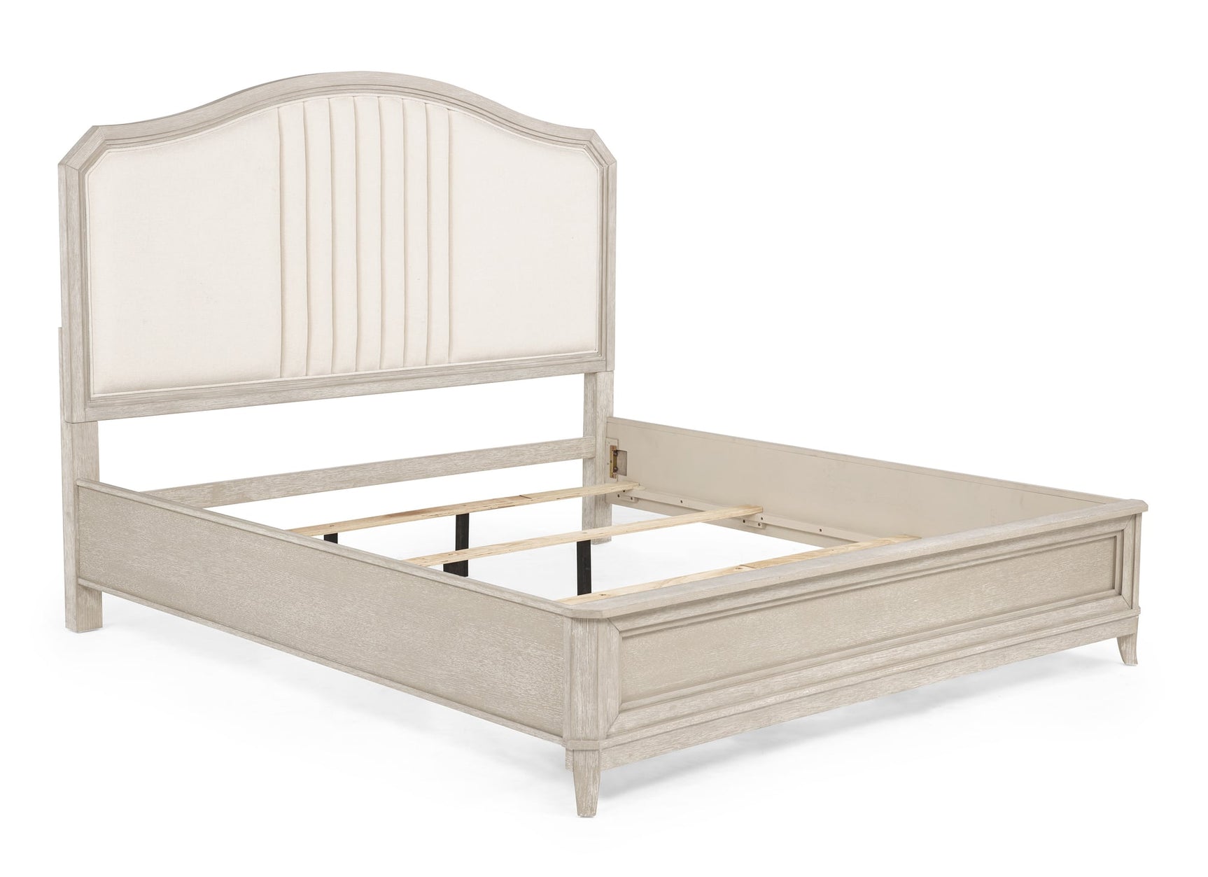 Napoli Cream Upholstered Panel Bedroom Set view 3