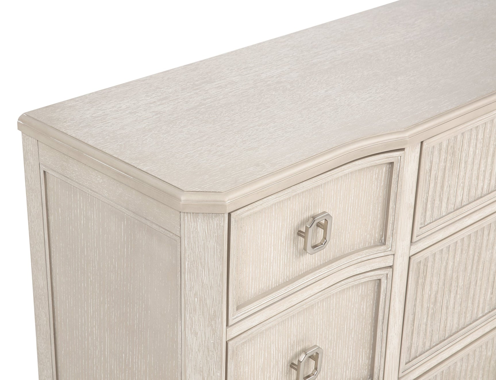 Napoli Cream Upholstered Panel Bedroom Set view 16