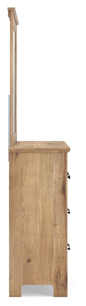 Back view of Makidern dresser