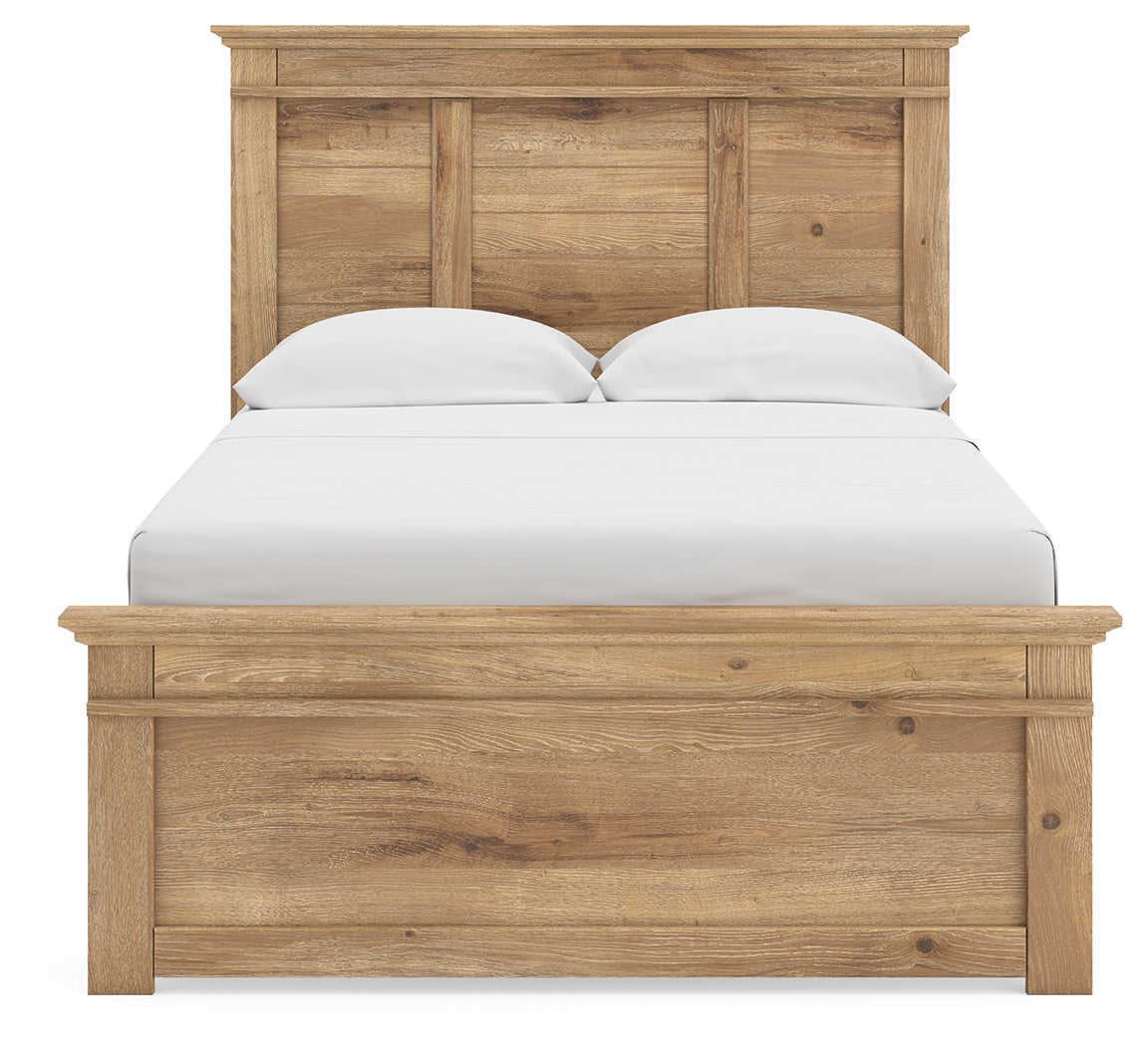 Makidern Full Panel Bed headboard detail
