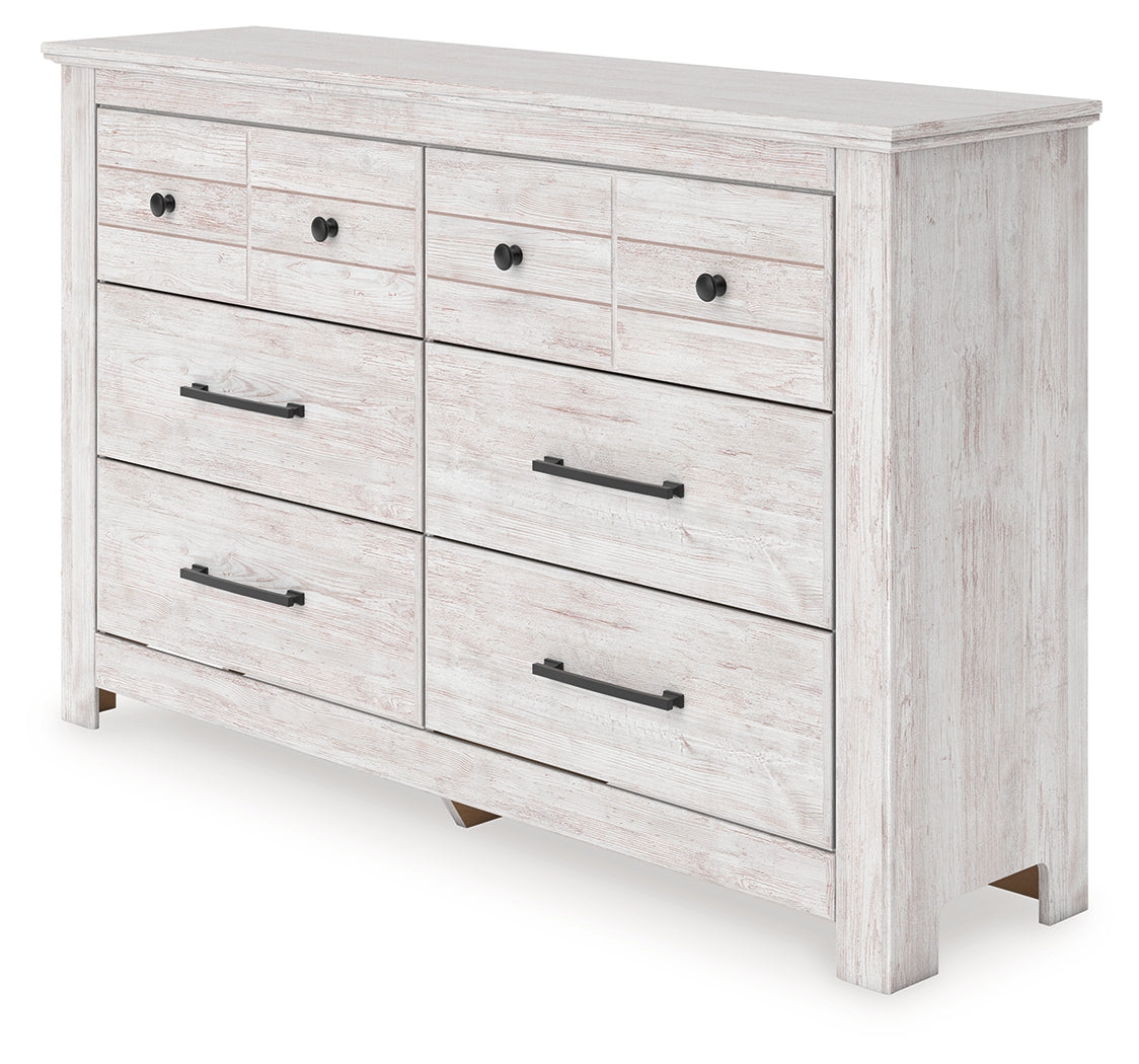 Makidern Dresser angled view with drawers closed