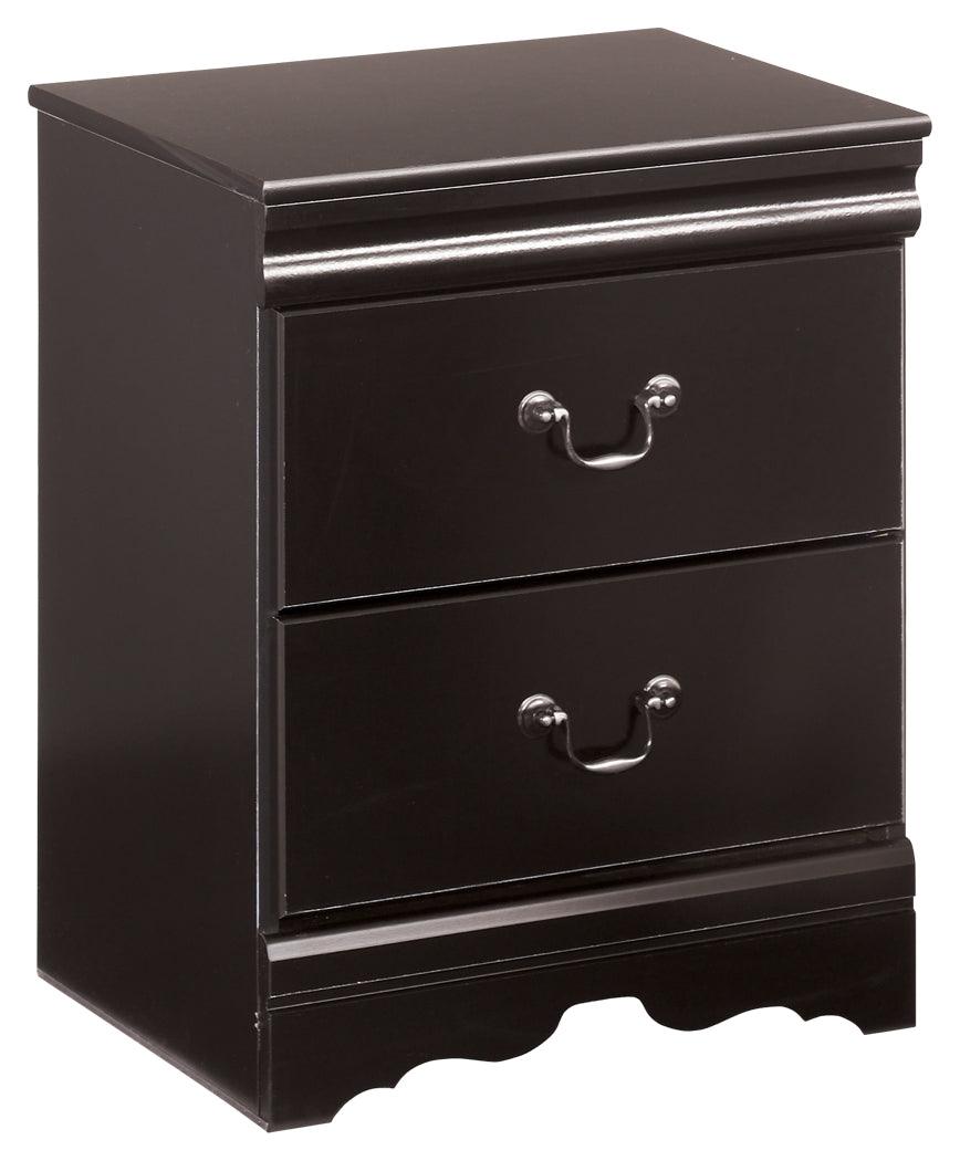 Huey Vineyard Nightstand close-up of drawer and hardware