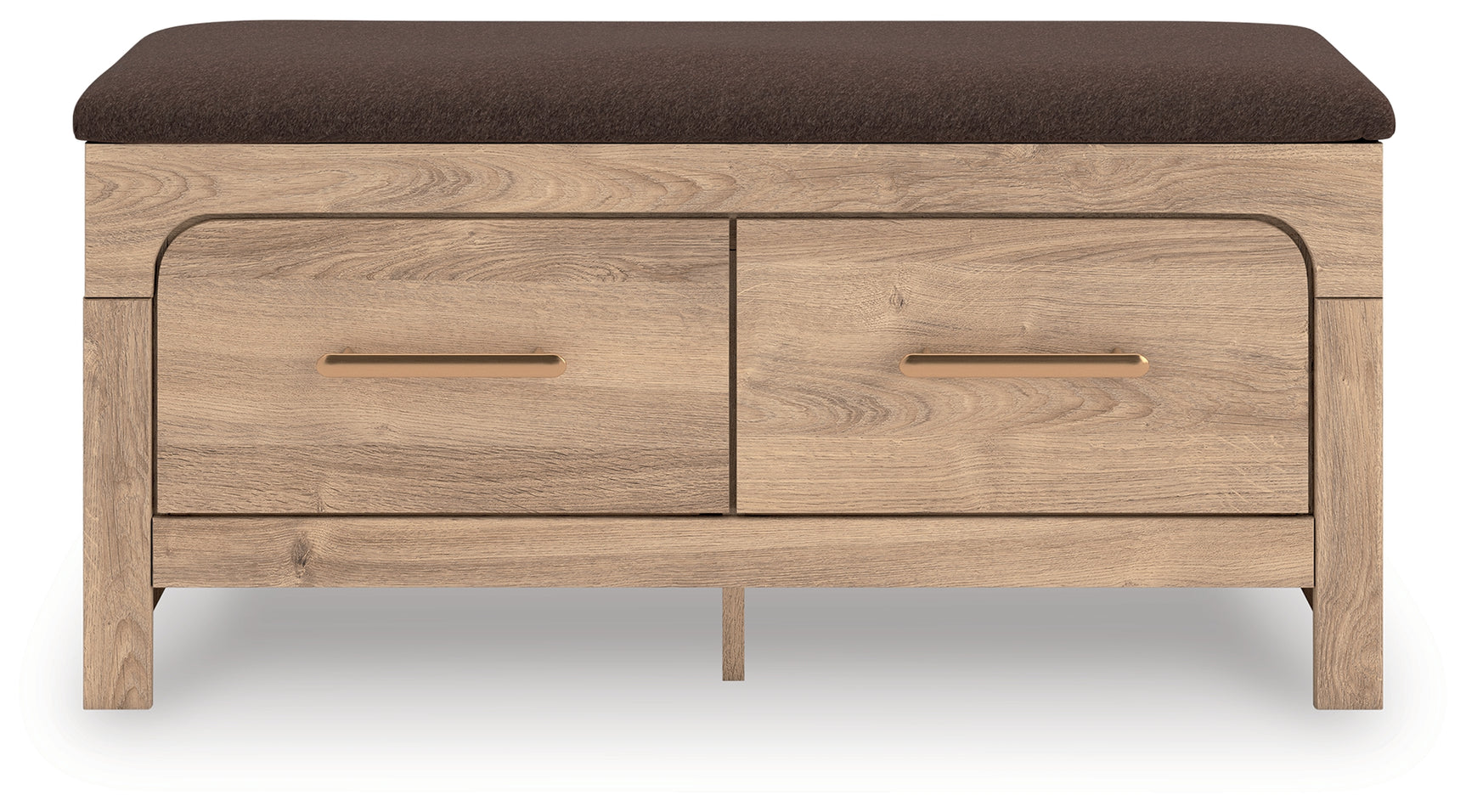 Kinlanni Storage Bench head on view