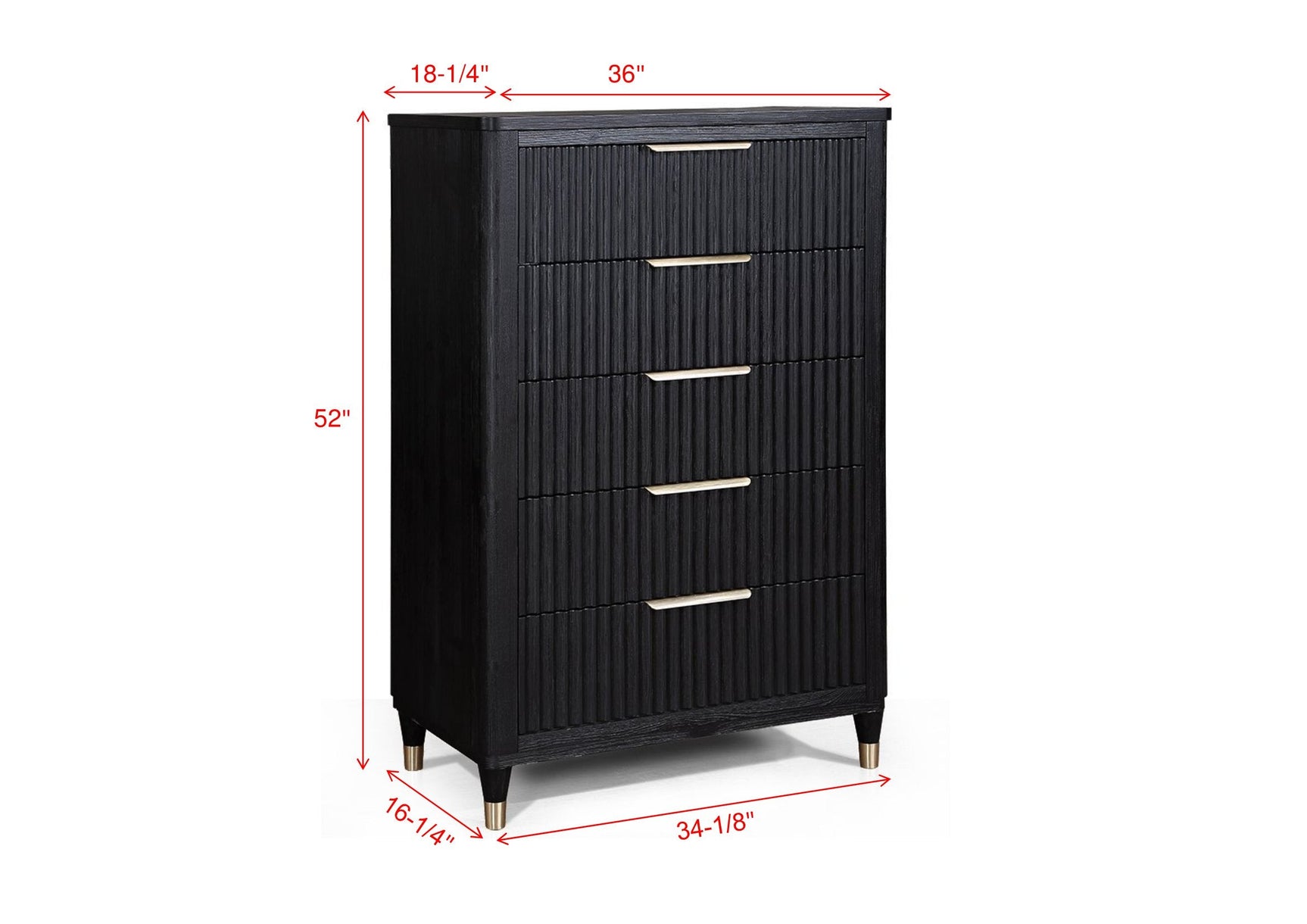 Kara Gray White 2 Drawers Nightstand