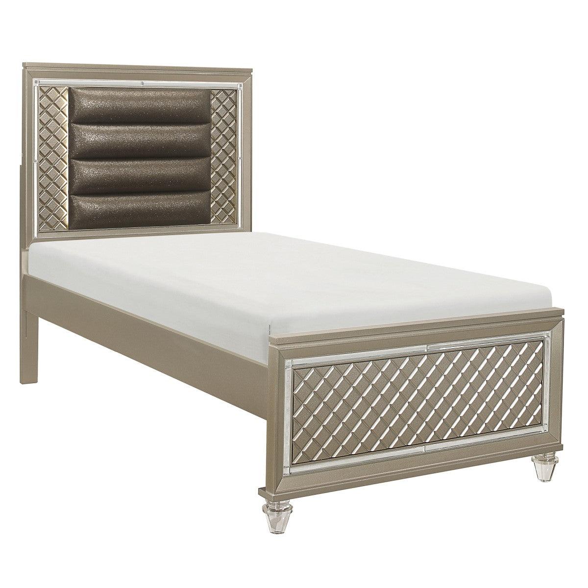 Loudon Twin Platform Bed side view