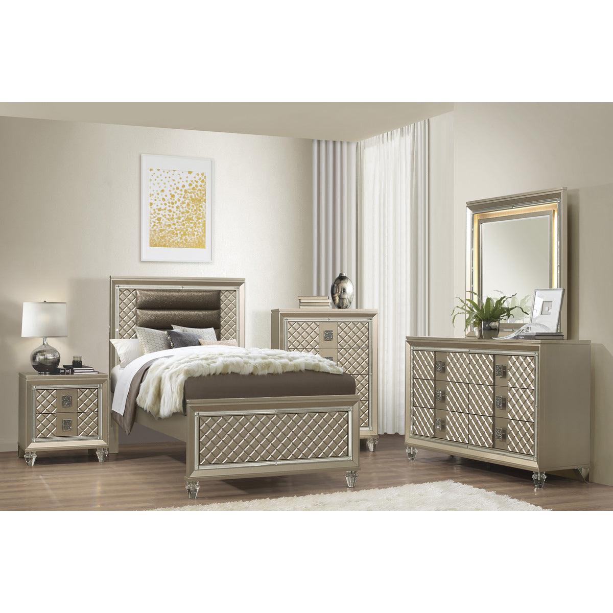 Loudon Twin Platform Bed with youth model