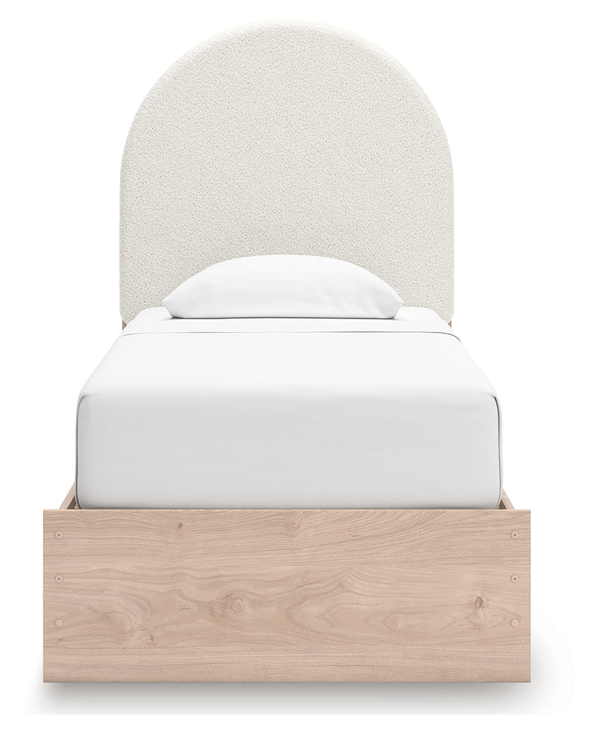 Arloster Twin Bed headboard close-up