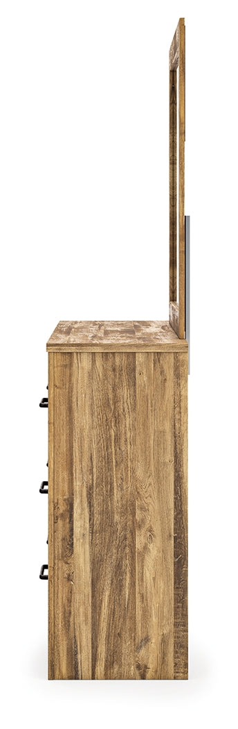 Side alternate angle of Maystonna Brown Dresser