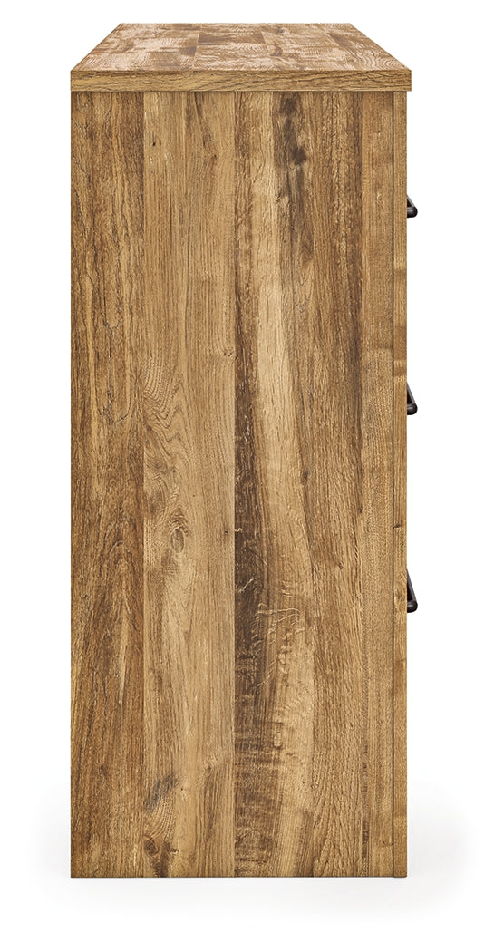 Side view of Maystonna Brown dresser