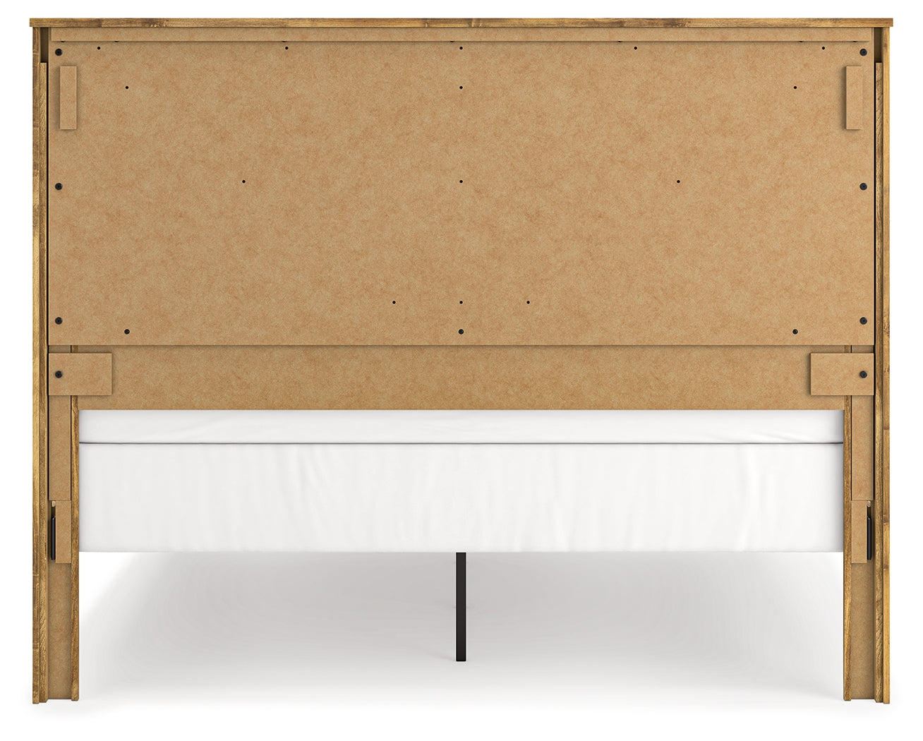 Maystonna King Crossbuck Panel Bed rear view