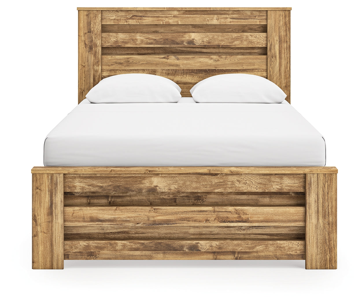 Back view of Maystonna panel bed
