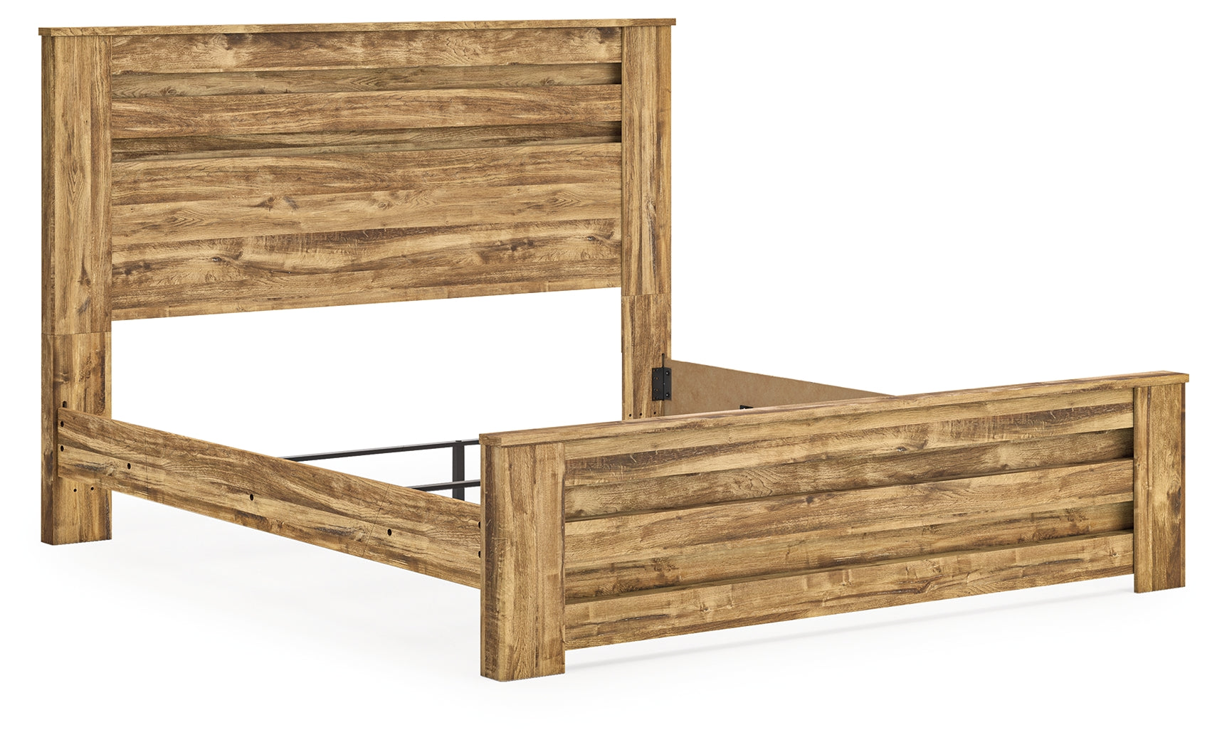 Back view of Maystonna King Panel Bed
