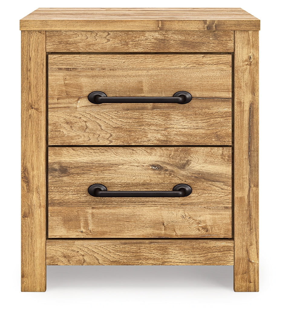 Maystonna Brown Nightstand head-on view