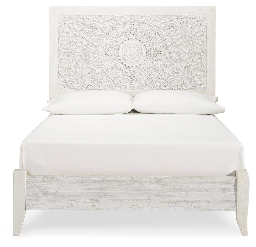 Side profile of Paxberry bed showing height and design