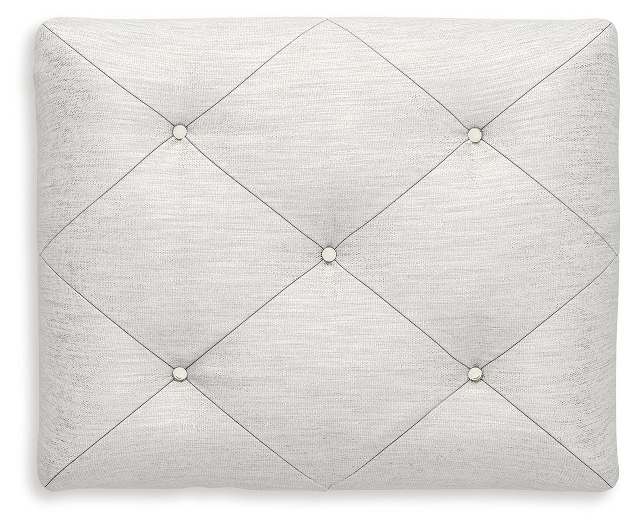 Kozlani White Vanity Stool top view