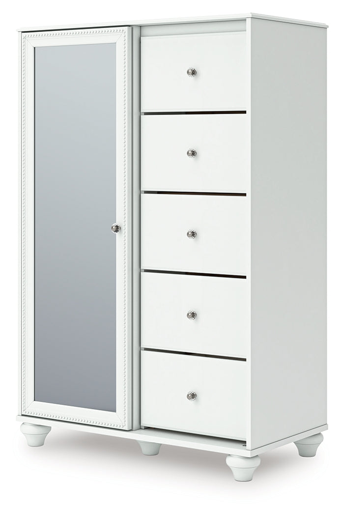 Alternate angle of dressing chest