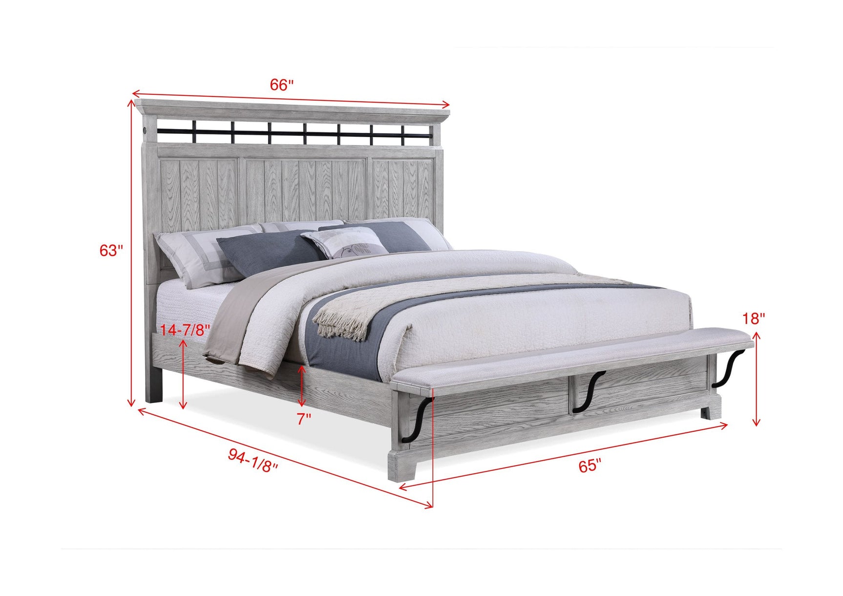 Beckett Gray Queen Bed