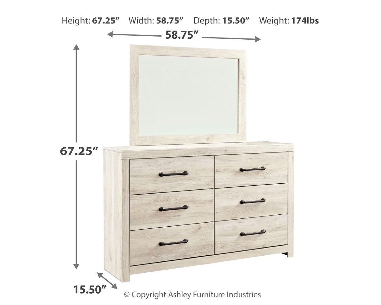 Dimension illustration of Cambeck Dresser