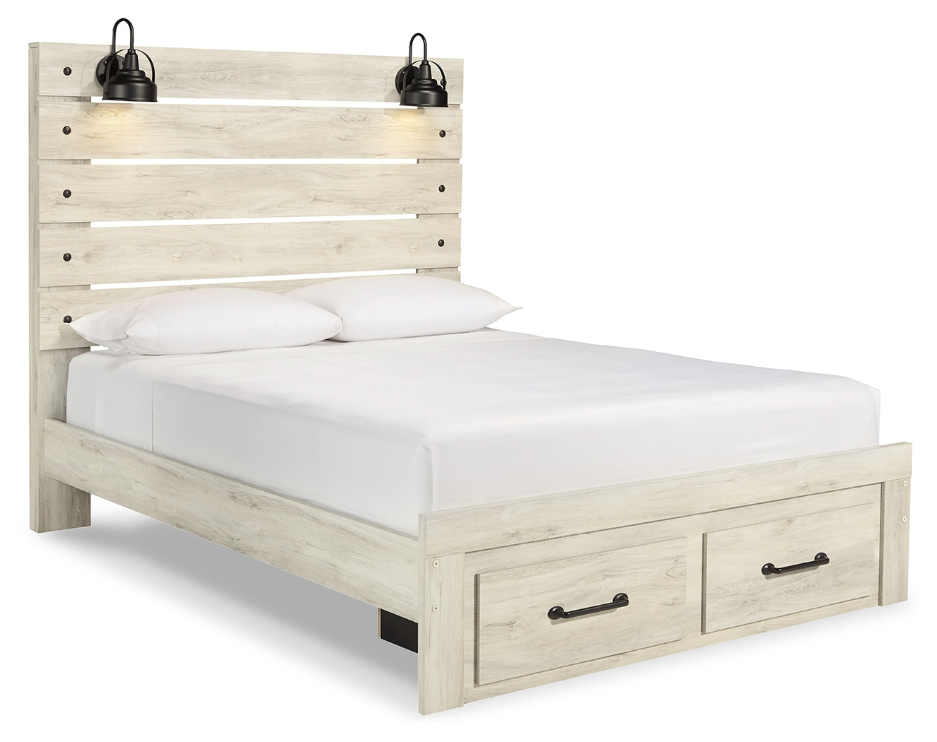 Cambeck Queen Storage Bed angled view