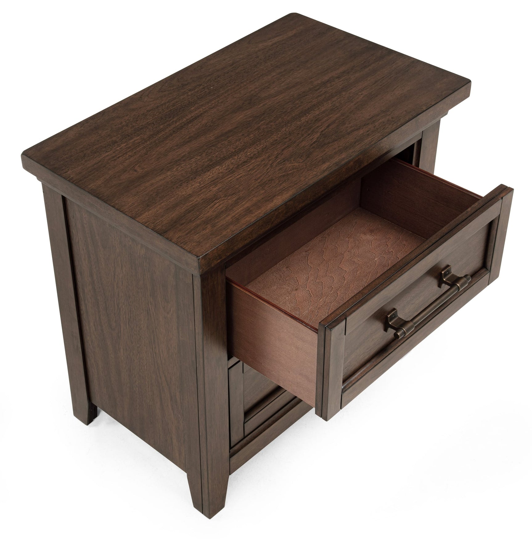 Beckett Brown Nightstand view 2