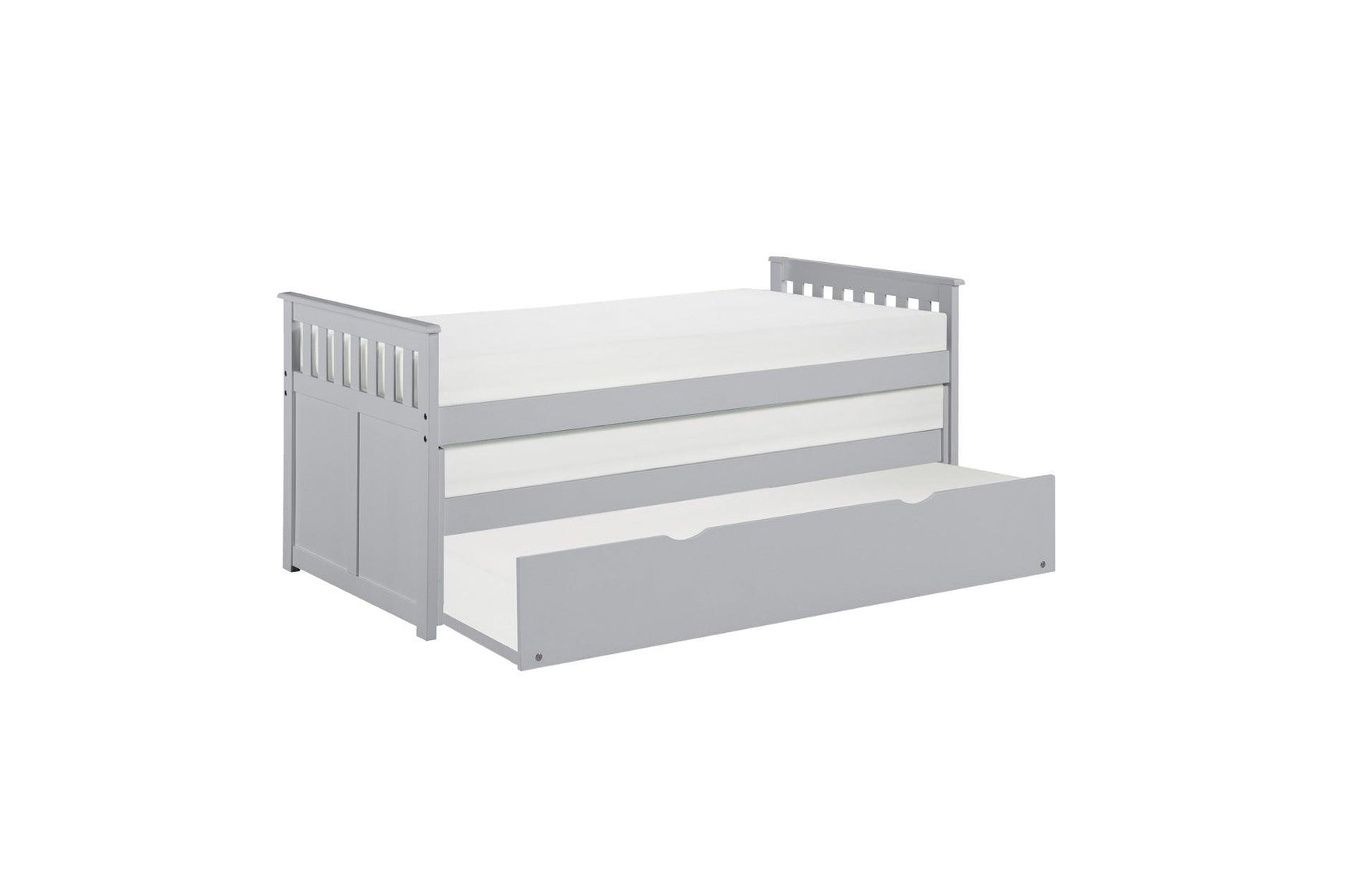 Orion twin-over-twin bed showcasing sturdy frame and design
