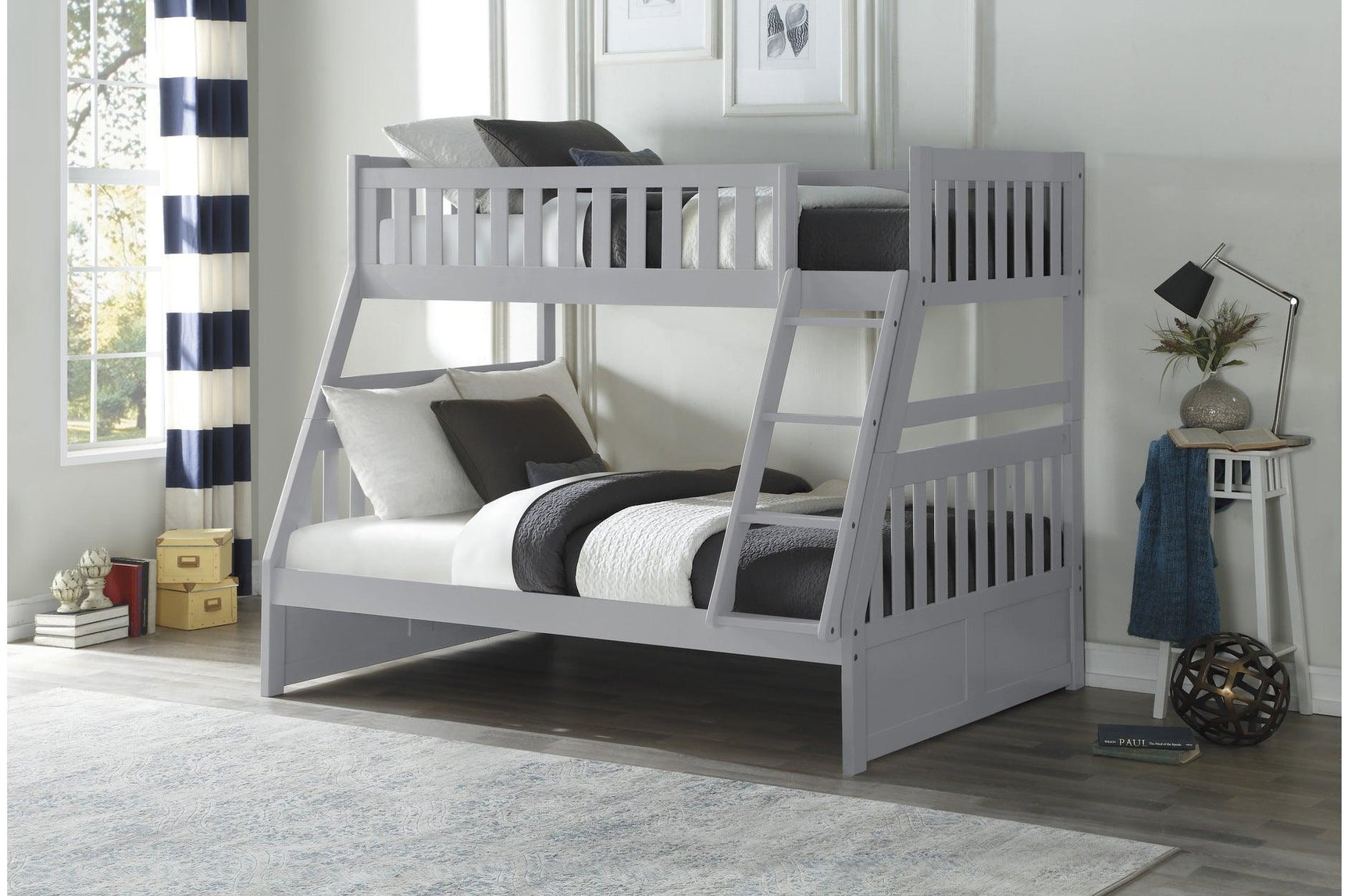 Orion Gray Youth Bedroom Set front view