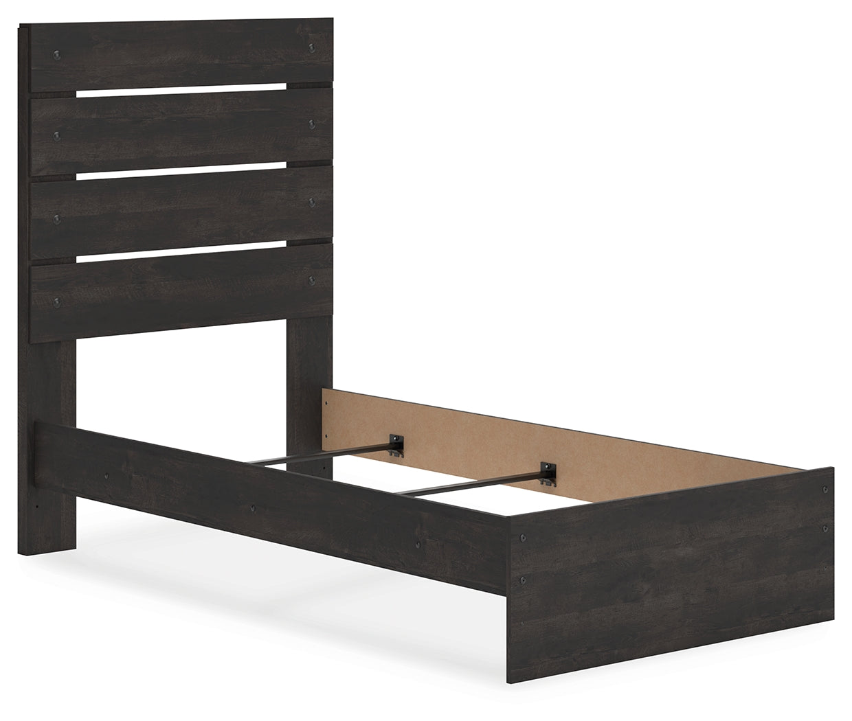 Hollivern Twin Panel Bed headboard close up