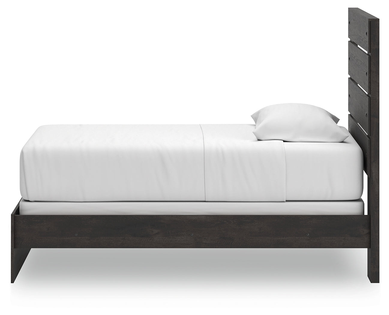 Hollivern Twin Panel Bed right side angle