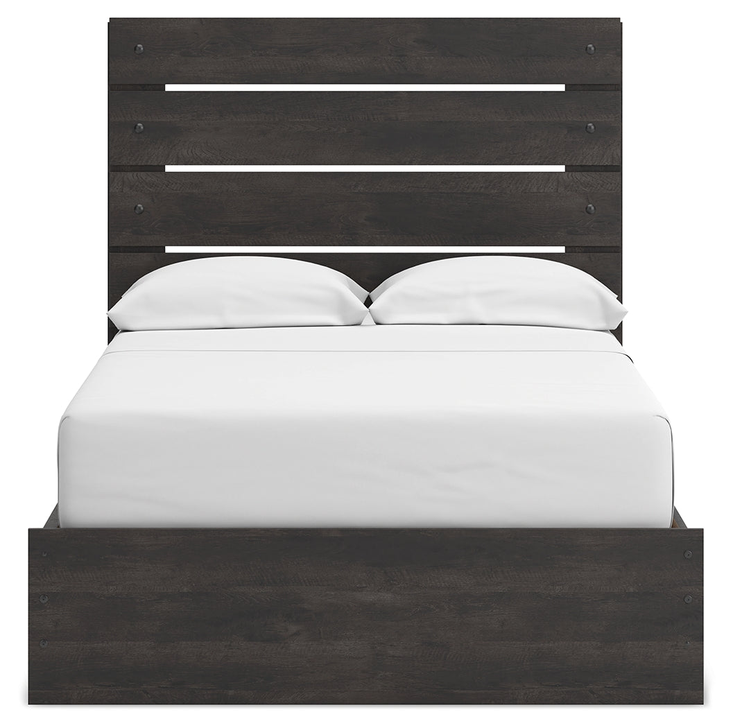 Side alternate view of Hollivern bed frame