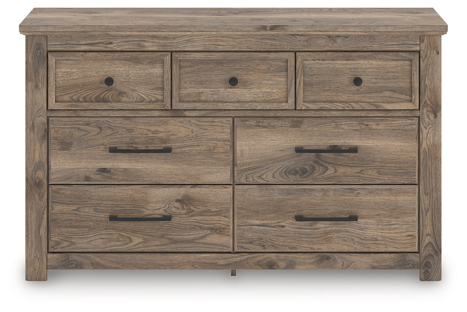 Rusticott brown dresser head-on frontal view