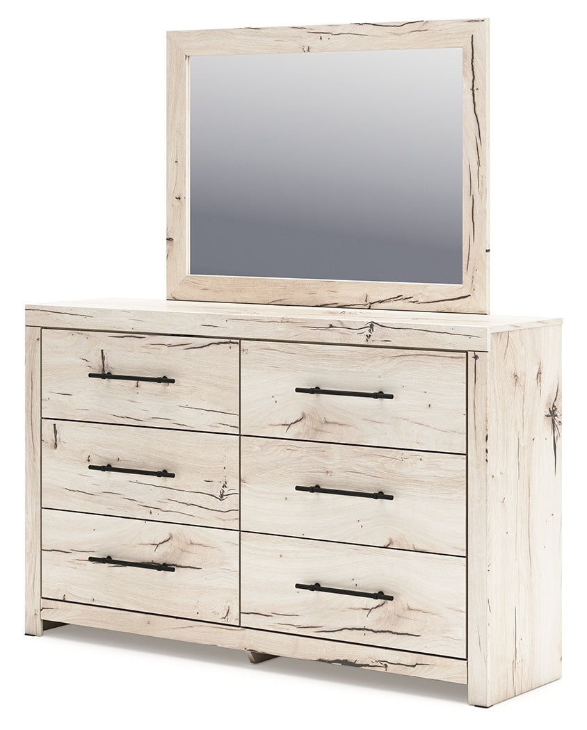 Lawroy Light Natural Dresser And Mirror