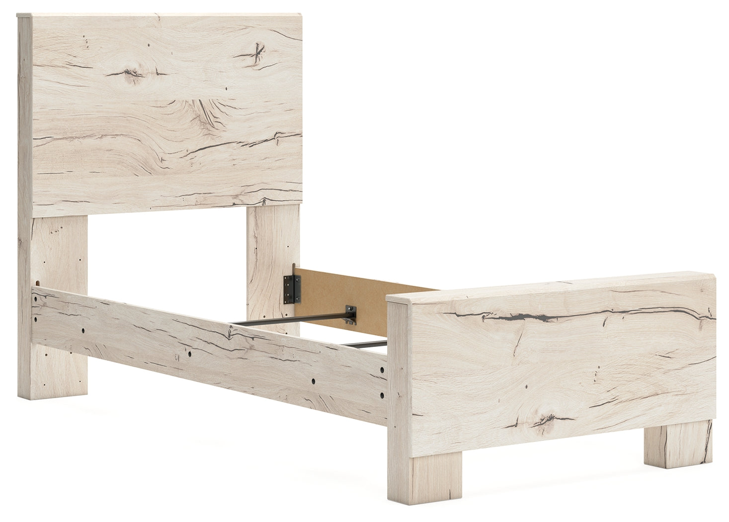 Lawroy Twin Panel Bed angle from corner