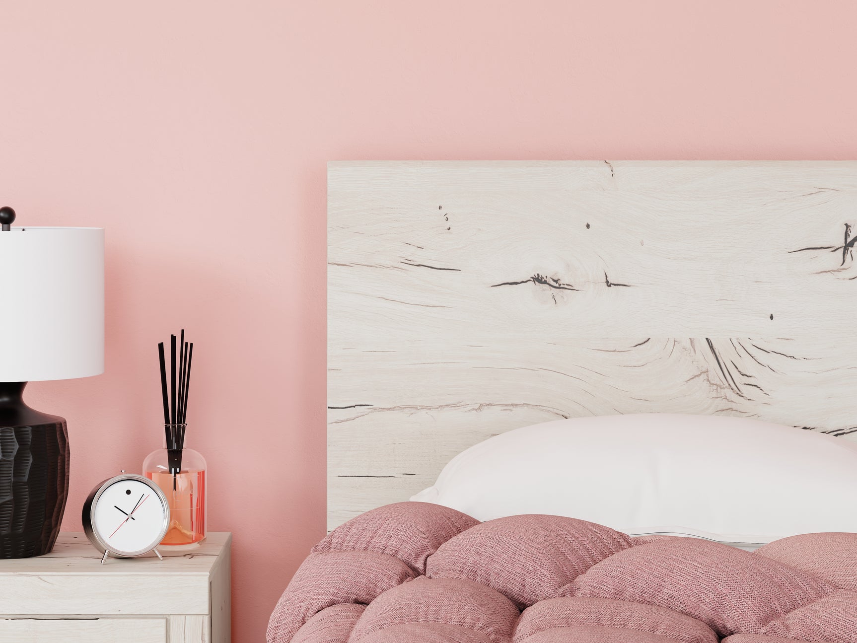 Lawroy Twin Panel Bed headboard detail close-up