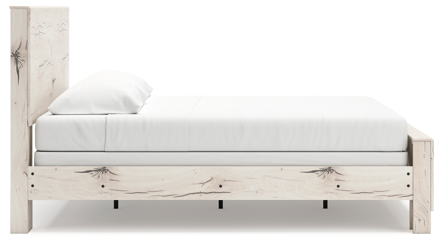 Lawroy King Panel Bed side profile