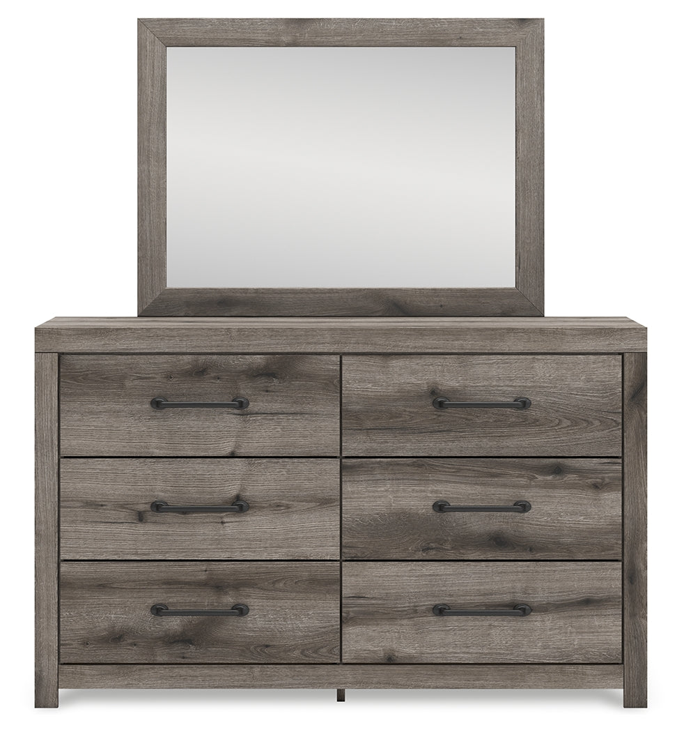 Graystorm dresser head-on with mirror attached