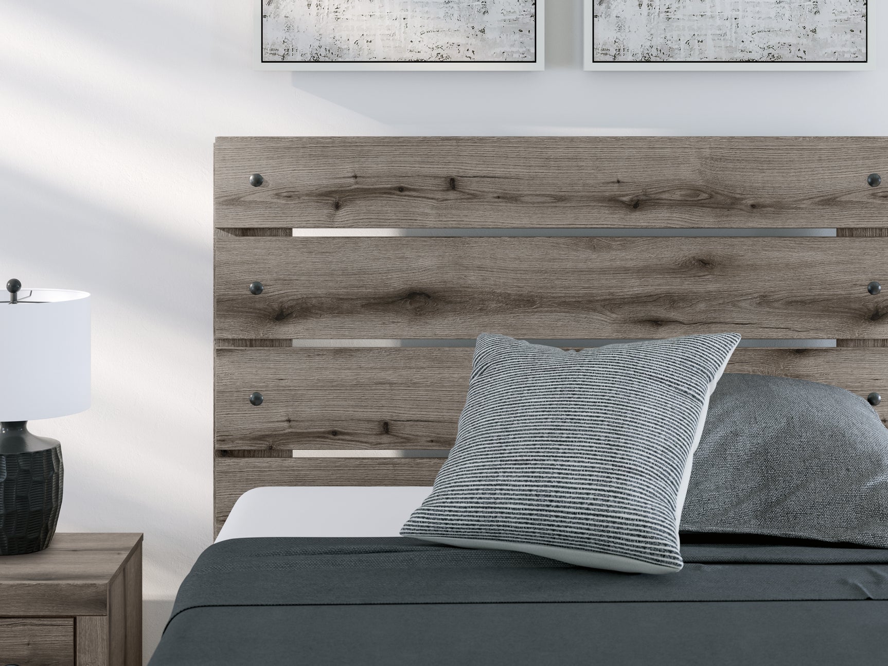 Close-up of weathered oak grain laminate