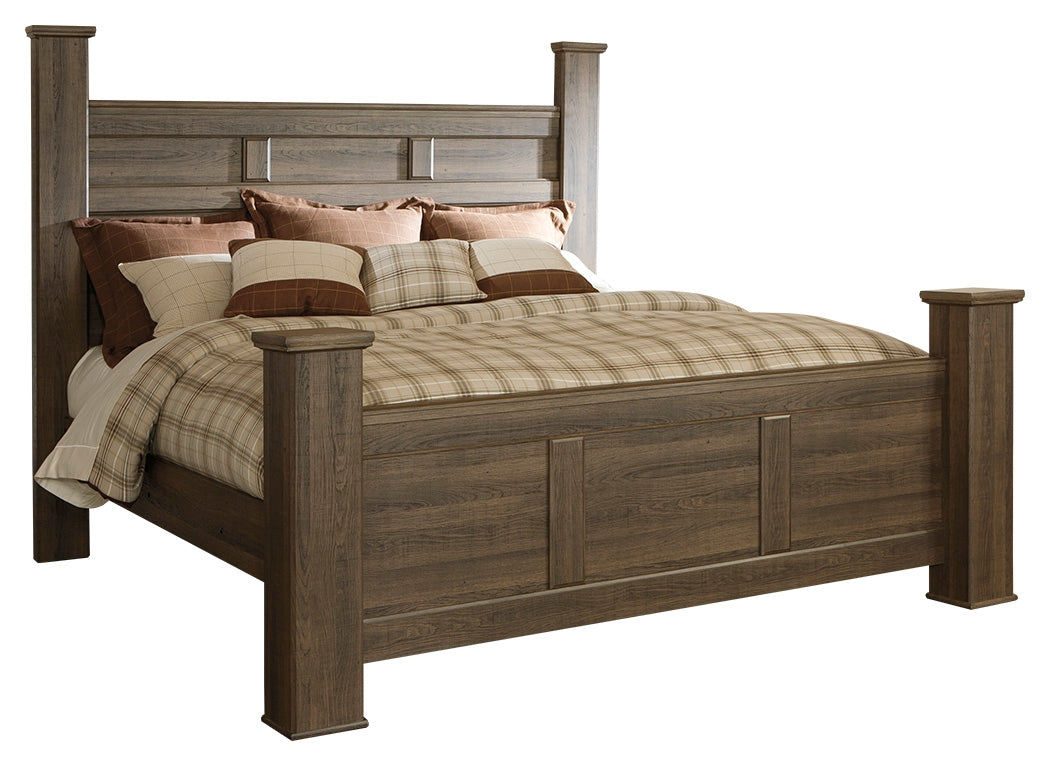 Juararo Dark Brown Poster Bedroom Set view 11