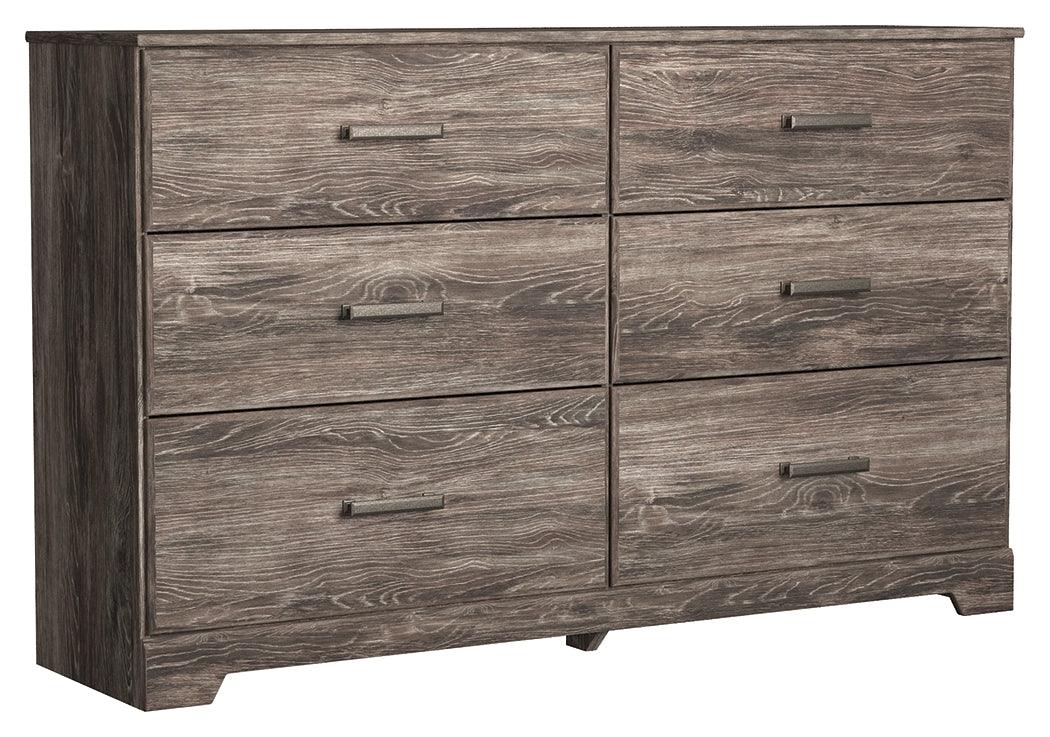 Ralinksi Gray Dresser angled closed drawers