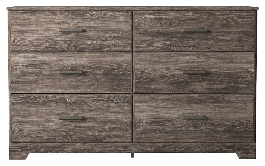 Ralinksi Gray 6-Drawer Dresser front view