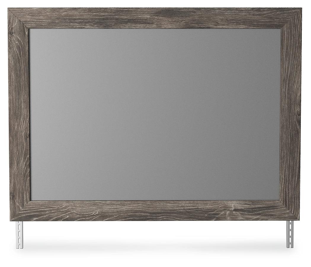 Ralinksi gray bedroom mirror head-on view