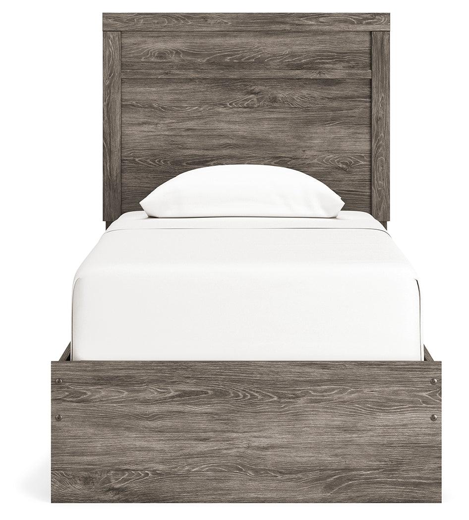Ralinksi Gray Twin Panel Bed side view
