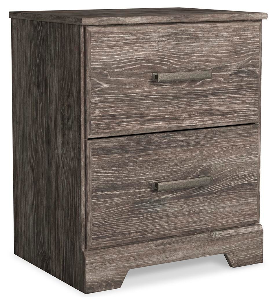 Ralinksi Gray Panel Bedroom Set angled view