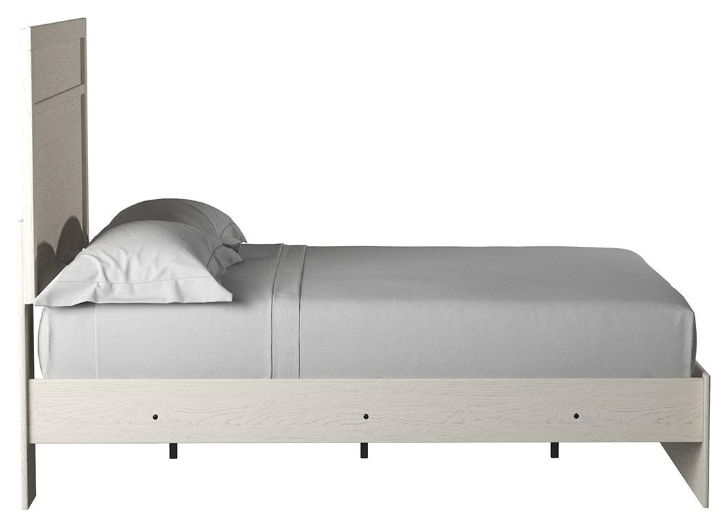 Stelsie White Full Panel Bed - Ella Furniture