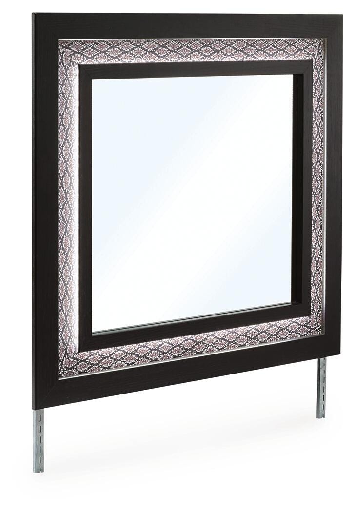Brizmore Black Bedroom Mirror from Decor Furniture