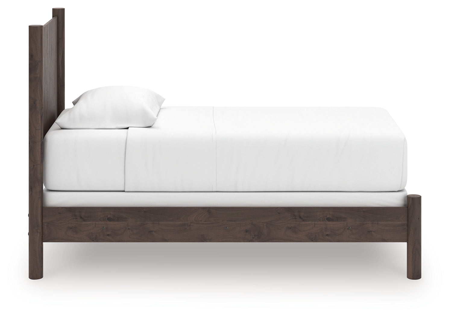 Pamytta Brown Twin Panel Bed side view