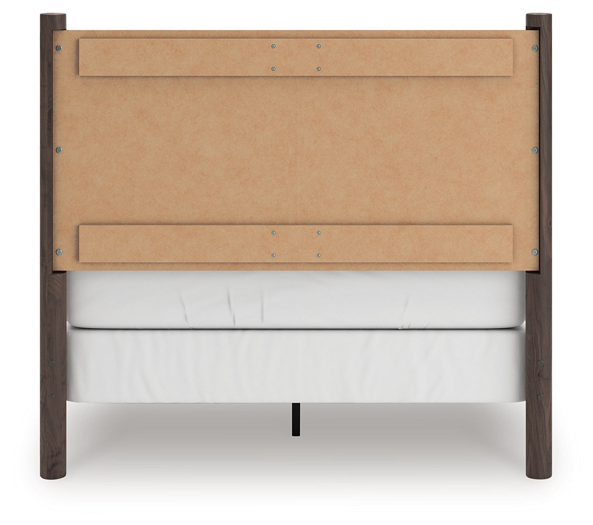 Back view of Pamytta full panel bed