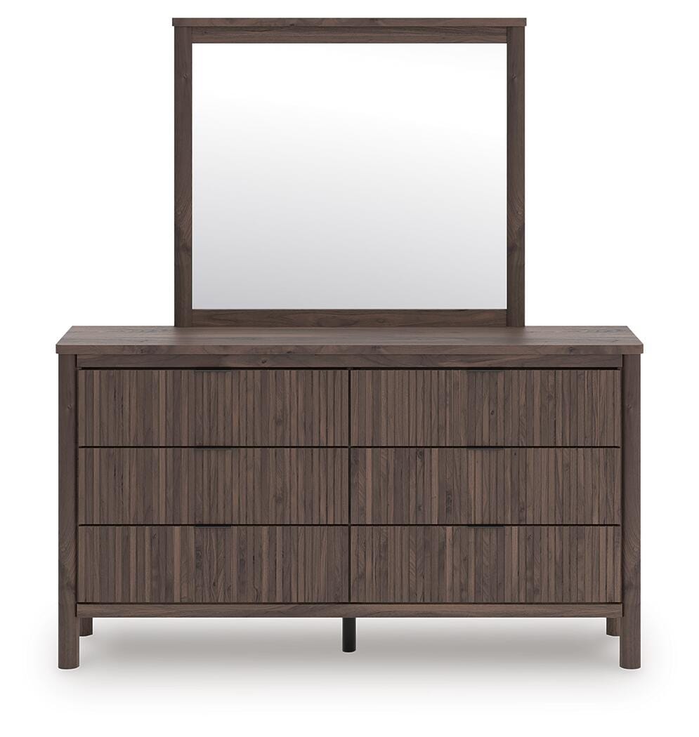 Pamytta Brown Upholstered Platform Bedroom Set view 12