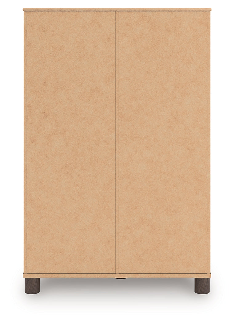 Back view of Pamytta Brown Dressing Chest